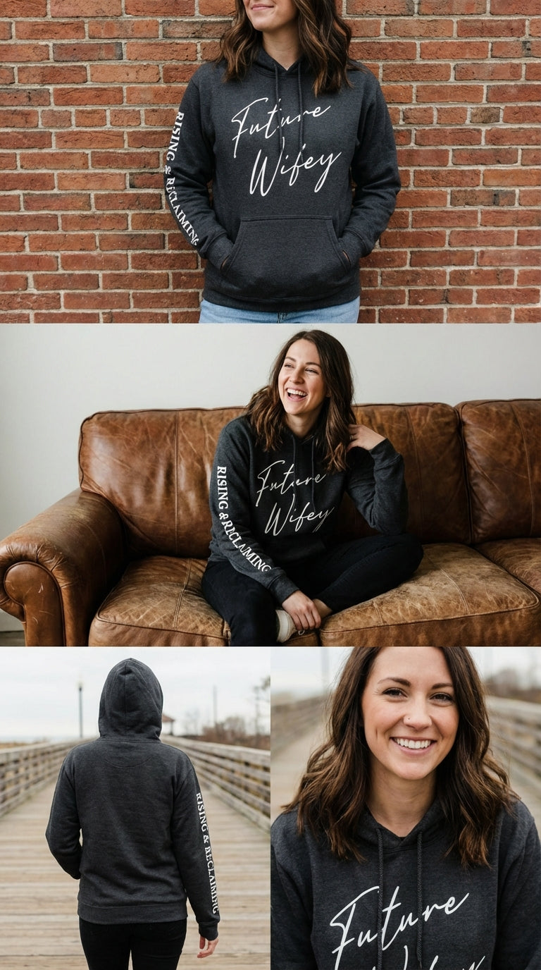 Future Wifey™ Pillow Talk Live One Off - Charcoal Grey